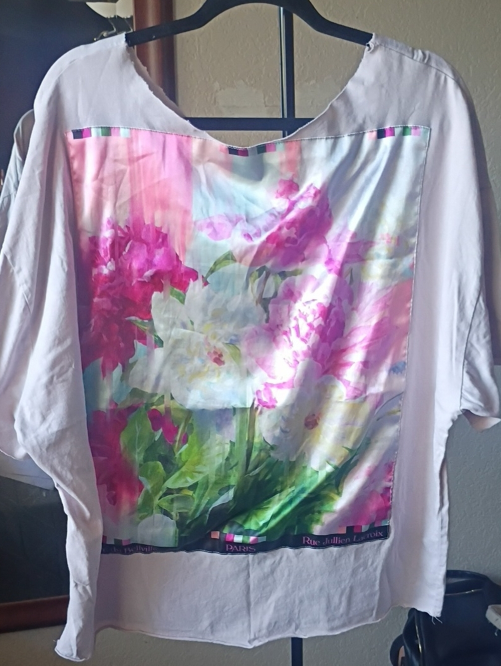 ASOS Design Soft Pink Draped Tee